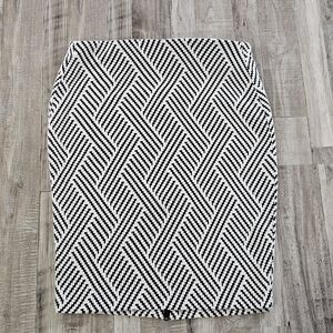 Lane Bryant Plus Size Monochrome Zigzag Pencil Skirt
